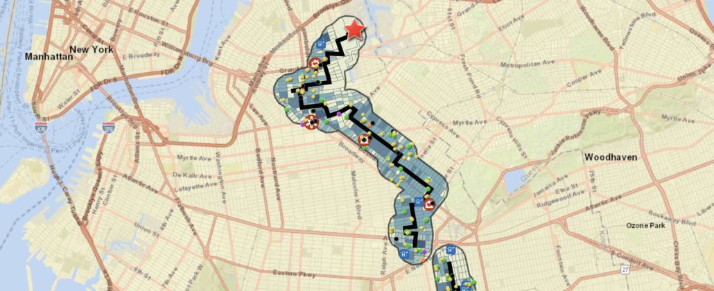 北布鲁克林管道人口统计地图