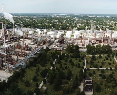 Ted Auch_Infrastructure-OilRefinery-ToledoOil-LucasCounty-OH_Lighthawk_Sept2021
